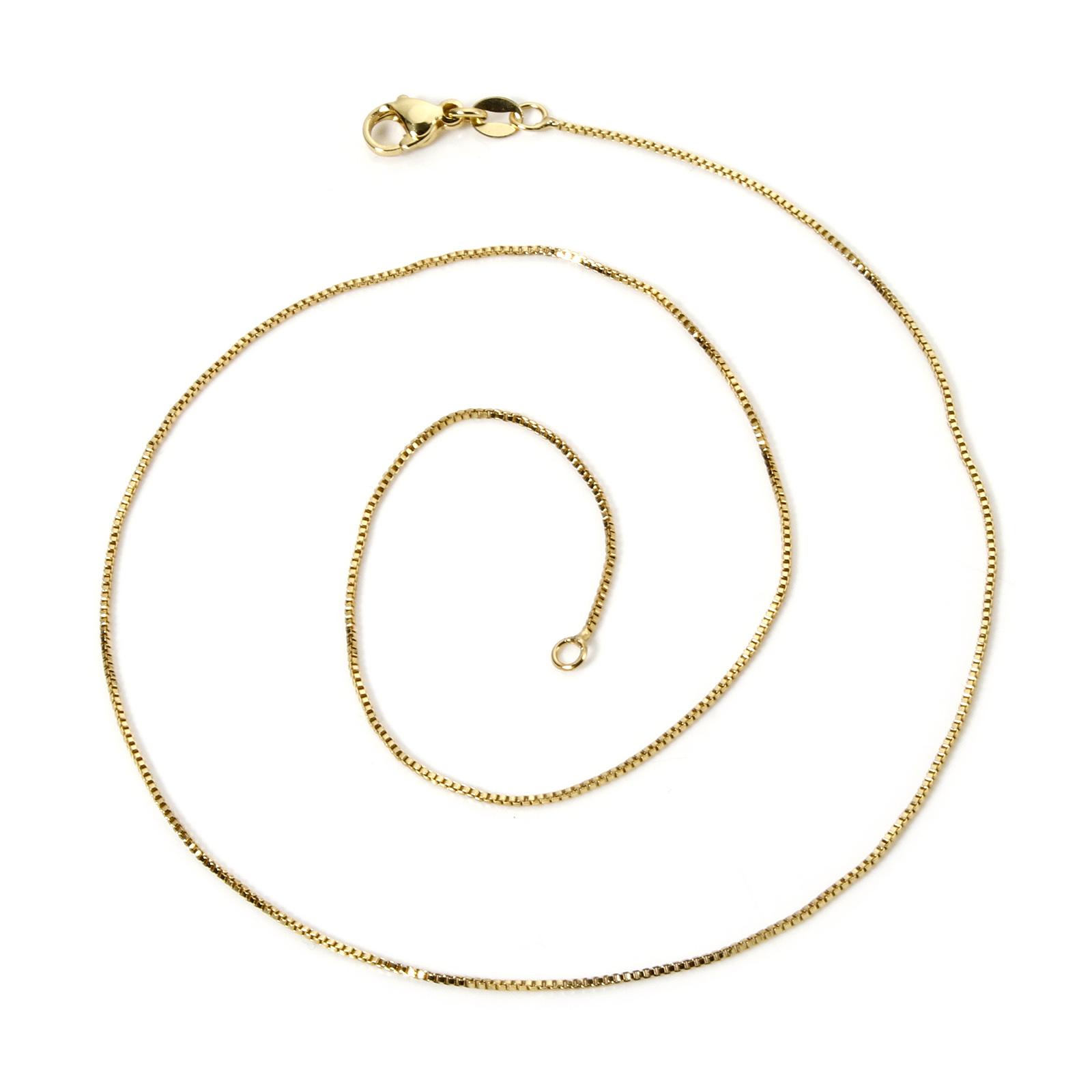 

1 Piece Brass 18K Gold Plated Link Chain Necklace Snake Bamboo Bead Chain For Women Men Choker Necklaces Jewelry 44.5-46cm Long