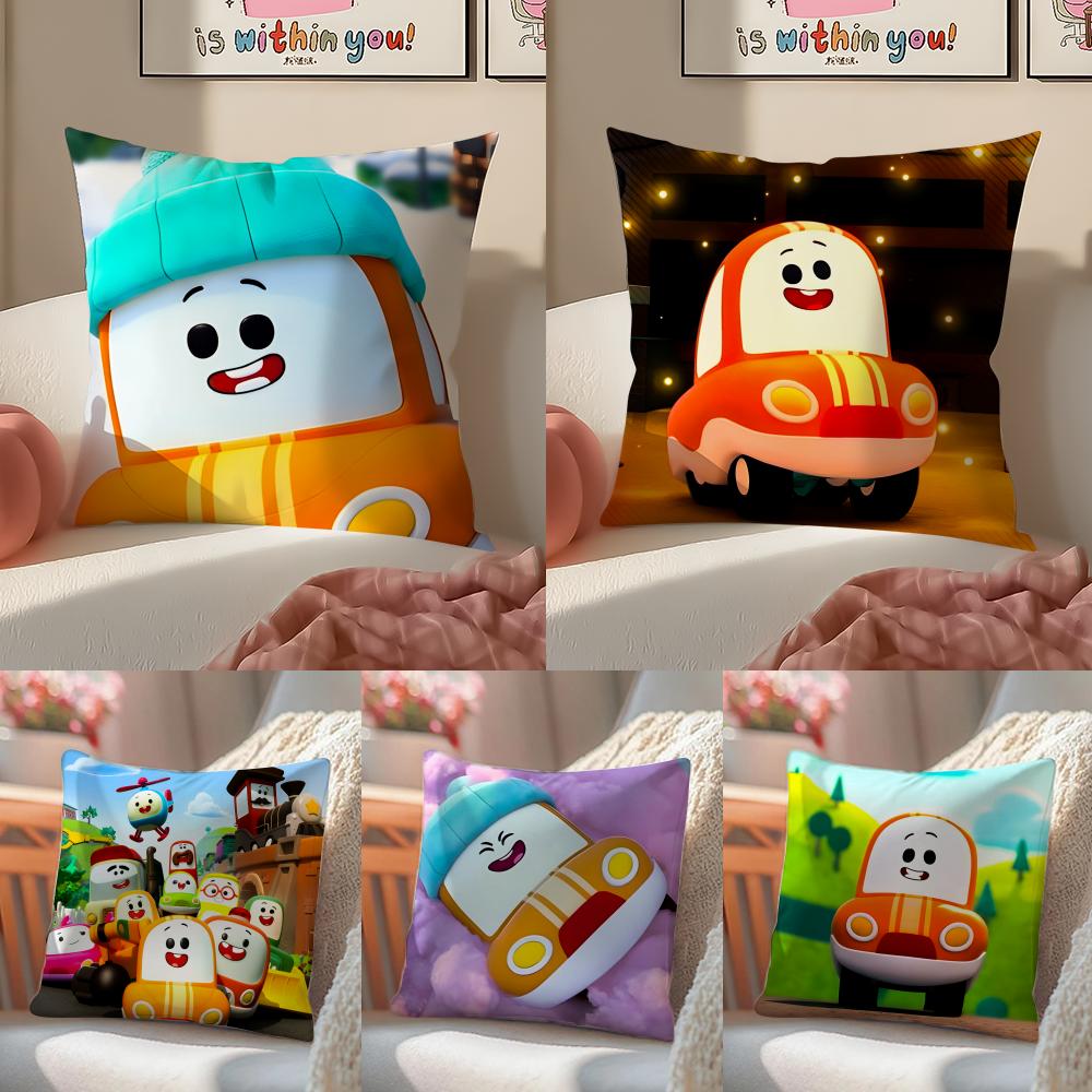 Anime Cartoon G-Go! Go! Cory Carson Pillow Case Sofa Living Room Bedroom Headboard Backrest Cushion Square Cushion