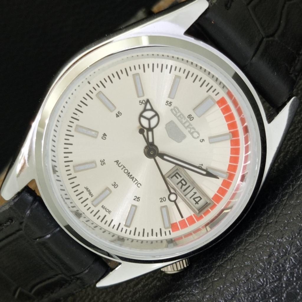 JAPAN VINTAGE REFURBISHED SEIKO 5 AUTOMATIC 6309A MENS SILVER WATCH A441100-4 Sk-a441100
