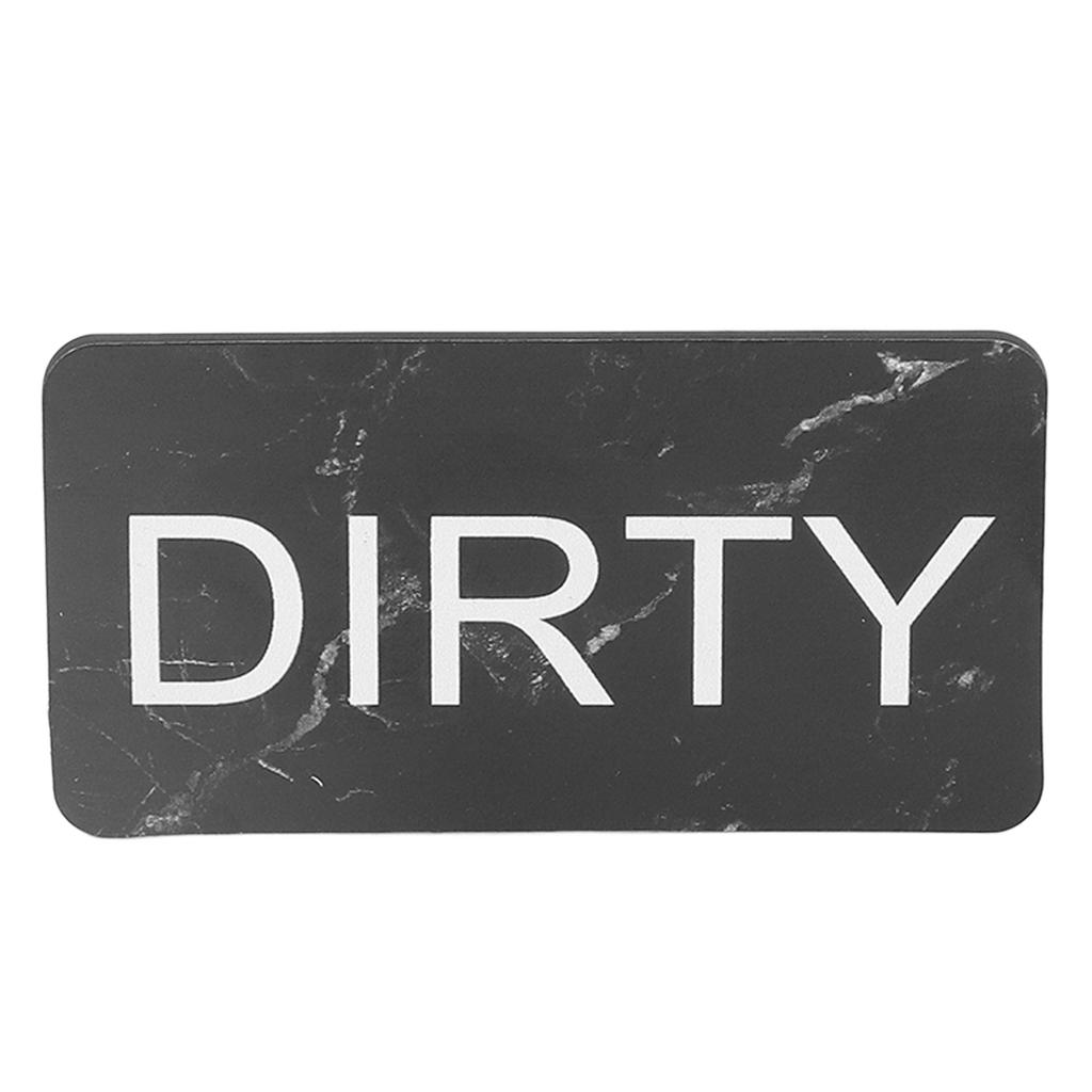 Dishwasher Magnet Double Sided Clean Dirty Word Magnet Waterproof Anti Scratch DIY Fridge Magnet for Kitchen Marble
