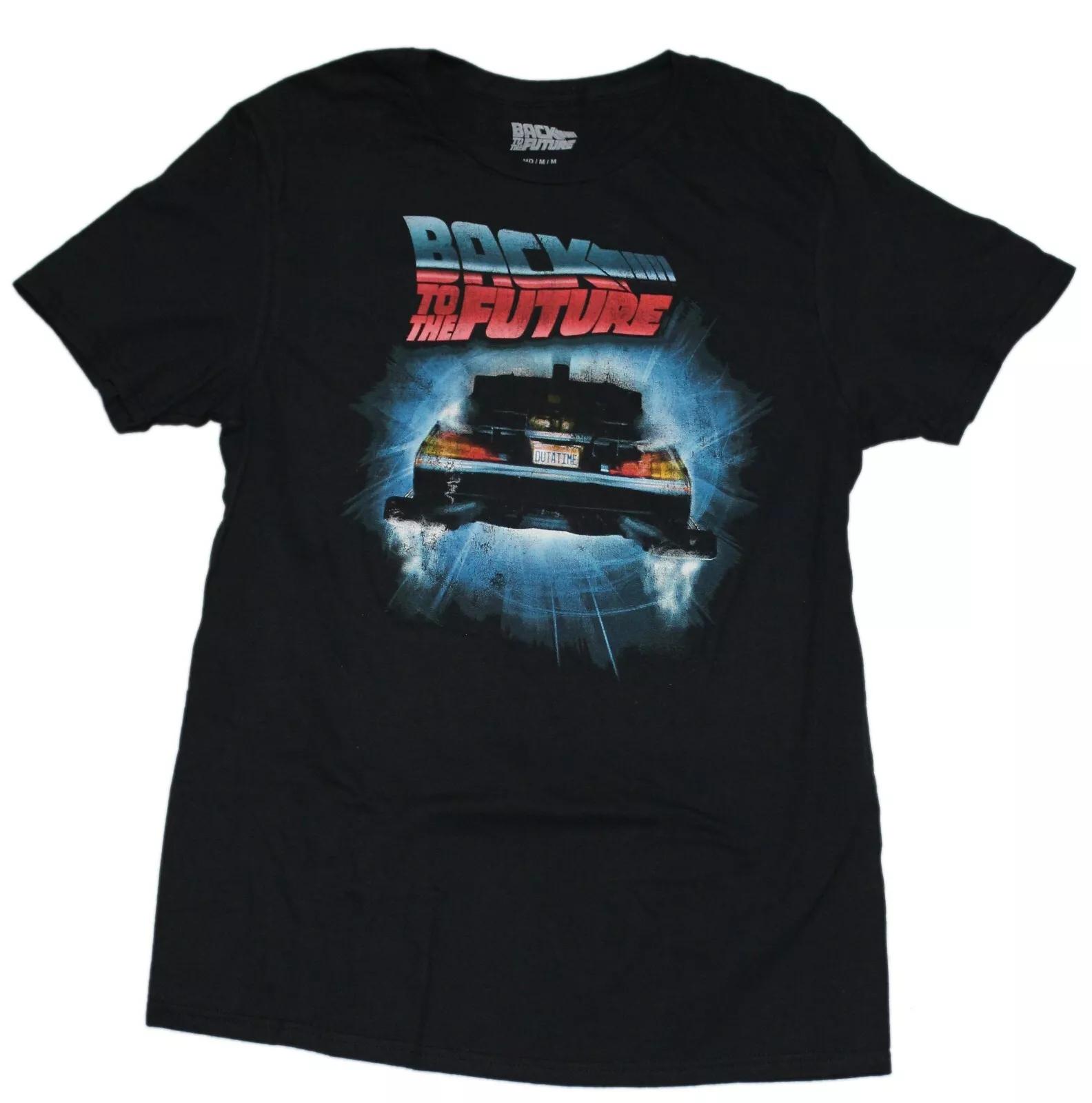 

Back to the Future Movie Tee Shirt DeLorean OutATime Shirt New 4XL