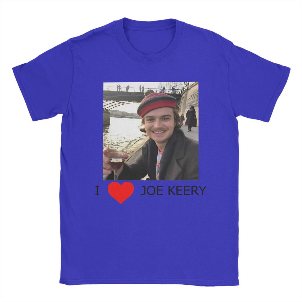 I  Joe Keery  Unisex T Shirt Djo Crazy Tee Shirt Short Sleeve Round Neck TShirts Pure Cotton Graphic Printed Tops