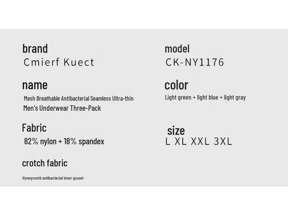 Cmierf Kuect Men's Modal Breathable Underwear