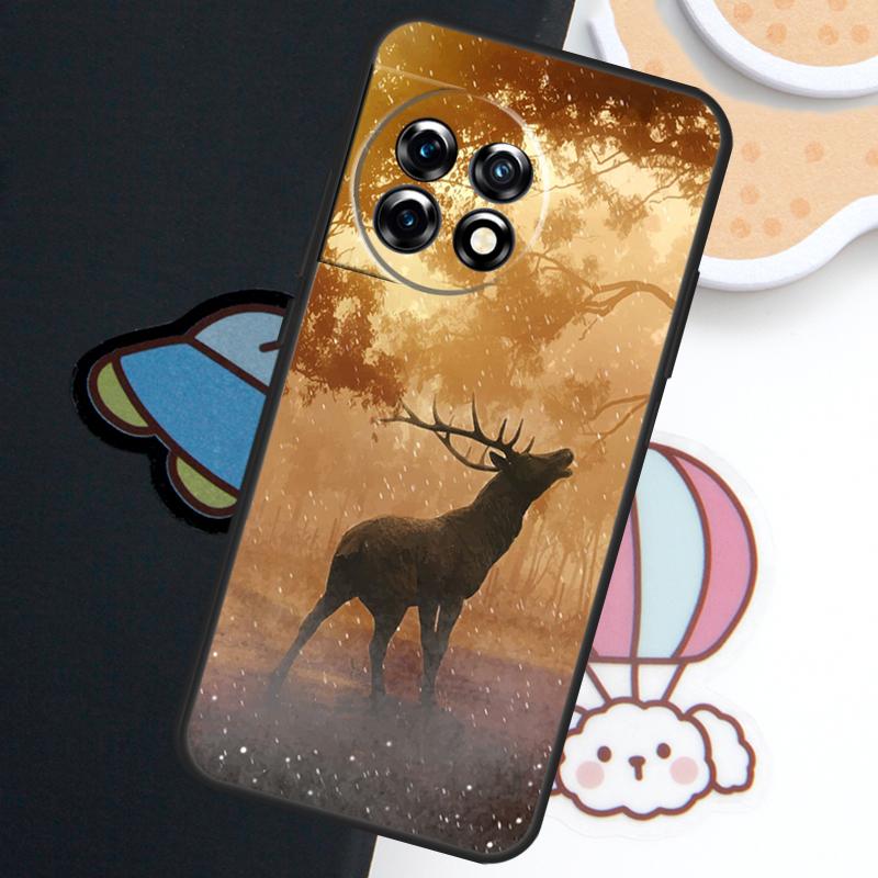 Deer Case For OnePlus Nord N20 N30 CE 5 3 4 Lite OnePlus 15 13 12 11 10 Pro 10T 13T 13R 15R Cover