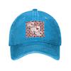 Casino Nights Red Queen Of Hearts Baseball Caps Denim Hats Adjustable Casquette Streetwear Baseball Cowboy Hat for Unisex Women