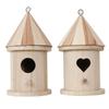 Natural House Hanging Birdhouse Garden Patio Decor DIY Birdcage