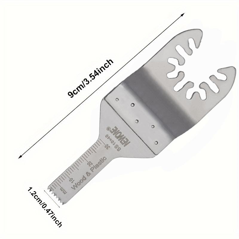 NEWONE 7pcs Stainless Steel Oscillating Tool Blade, Multi-tool saw blades Multi Tool Mortar Cutting Saw Blades for tile concrete cutting