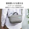 Travel Messenger Bag Gray [ELECOM] DGB-S045GY