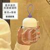 High Value Glass Chubby Cup Sealed Graduated Cup High Temperature Resistant Coffee Soy Milk Milk Cup Plus Cup