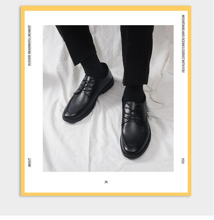Leather Shoes Men's Soft-soled Men's Leather Shoes Business Dress Leather Shoes Men's Dad Shoes Work Business Casual Shoes Men's Shoes