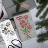 16PC Geometric Floral Stencil Set for DIY Art Crafts, Doodle Sketching Handmade Projects - Reusable Templates for Artists Adults