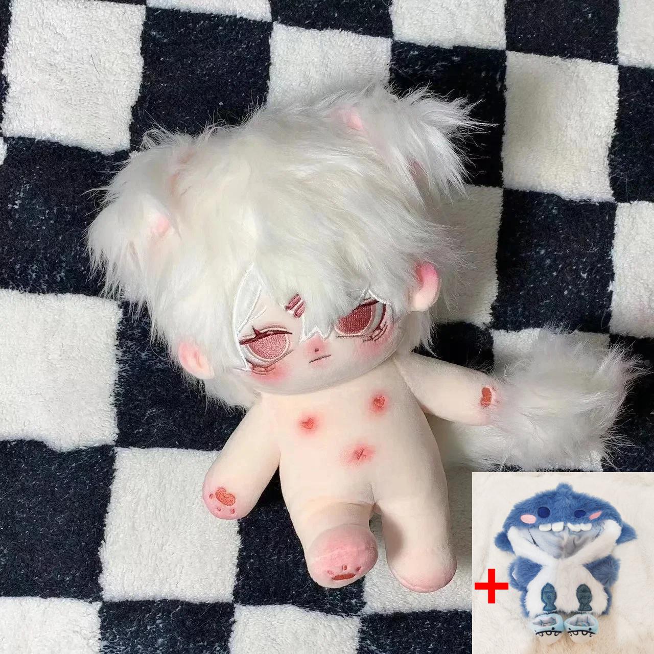 

20 см хлопковая кукольная одежда толстовки с капюшоном в виде акулы мультяшное пальто с животными плюшевая кукла мягкая фигурка кукла переодевание игра подарки 20cm