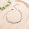 Lindon Zircon Bracelet Jewelry Geometric Bead Chain Link Bracelets Fashion Fine Wedding Gift for Girlfriend Women