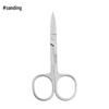 Stainless Steel Eyebrow and Nose Hair Scissors - Round & Pointed Tips, Mirror Polished.
