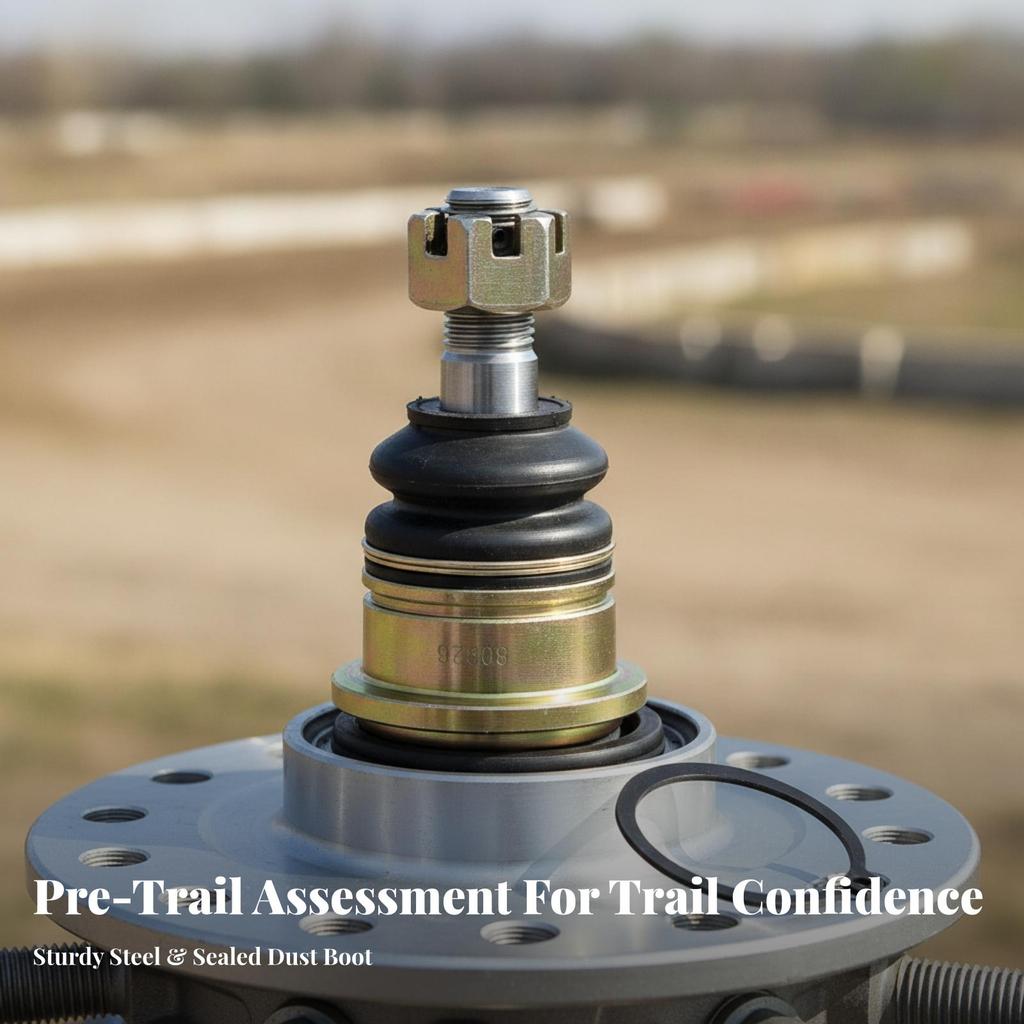 Wear-Resistant Ball Joint Assembly | Metal Construction, Threaded Mounting End,
