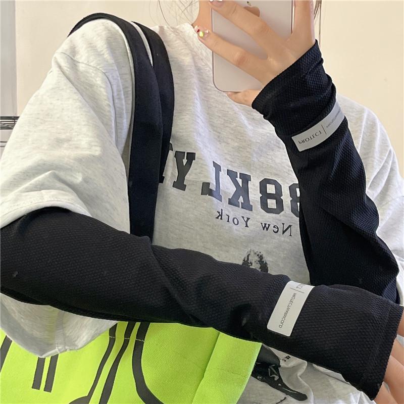 Ice Sleeves: Summer Anti-UV Sun Protection Arm Sleeves, Thin & Breathable, Plus Size for Driving & Cycling, Loose Fit for Men