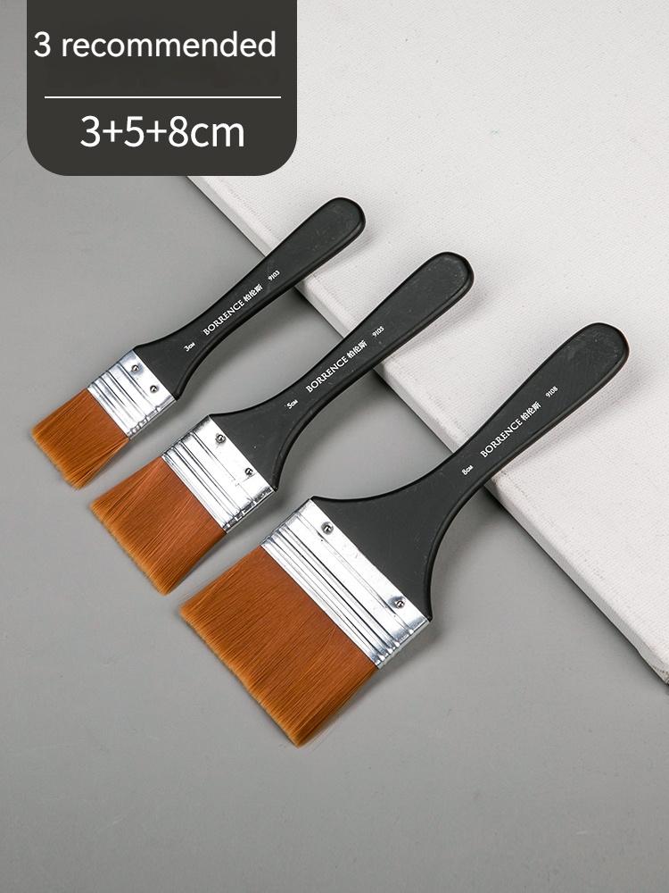 Watercolor Oil Art Paint Brush 7 Styles Memory Nylon Hair Painting Brushes Set Wood Handles Acrylic Paints Drawing Brush Tools