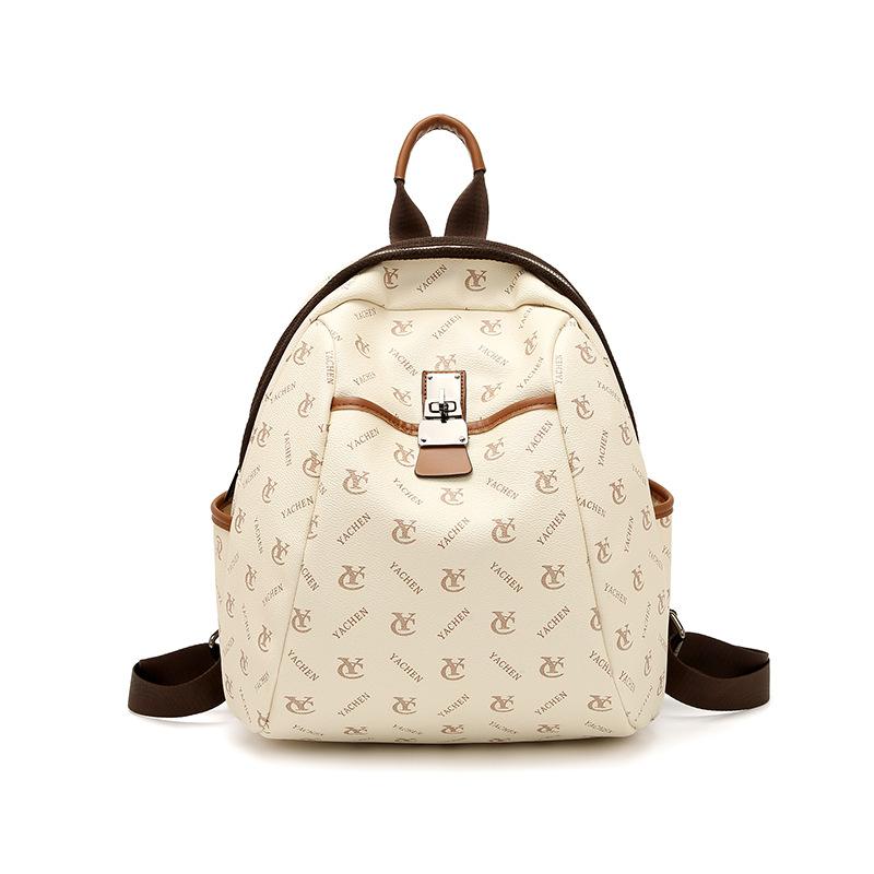 

Летний новый рюкзак рюкзак женский школьный рюкзак премиум повседневный универсальный модный для поездок на работу с принтом дорожная сумка