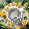 Stainless Steel Rice Washer Strainer Bowl to Rinse Rice Vegetable Fruits Kitchen Colander Sieve for Cooking and Food Prep