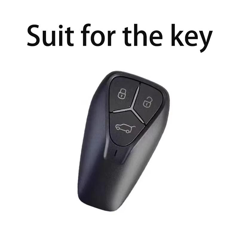 Transparent Black Tpu Key Case Holder Cover For Skyworth Ev6 Skywell Et5 Ht-I Hti Imperium Sev Elaris Beo Phev Remote Key Cover