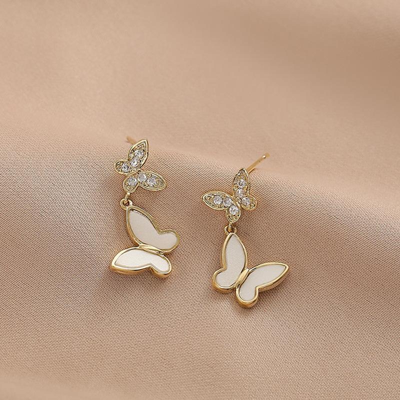 Versatile Bow Girl Earrings with Elegant Geometric Shapes, Personalized and Trendy Earrings for Women
