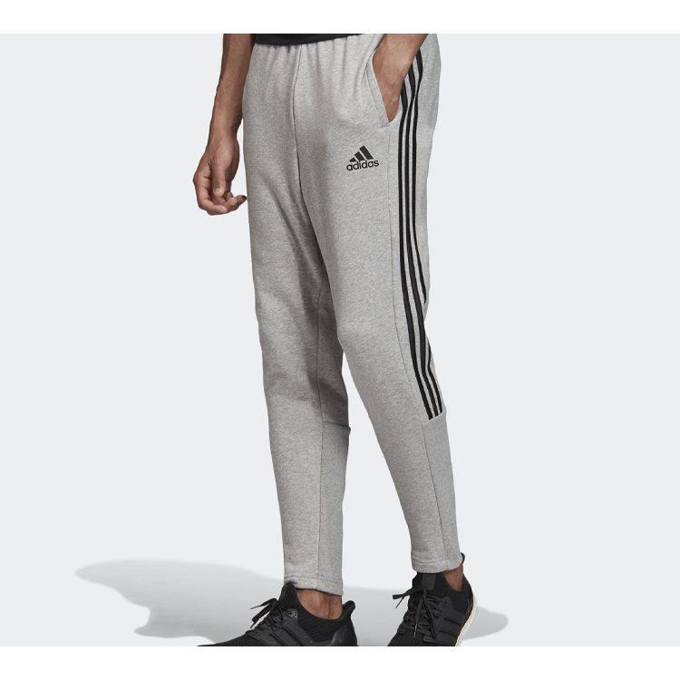 Adidas Knitted Sweatpants Men's Gray Moderate Other DQ1443