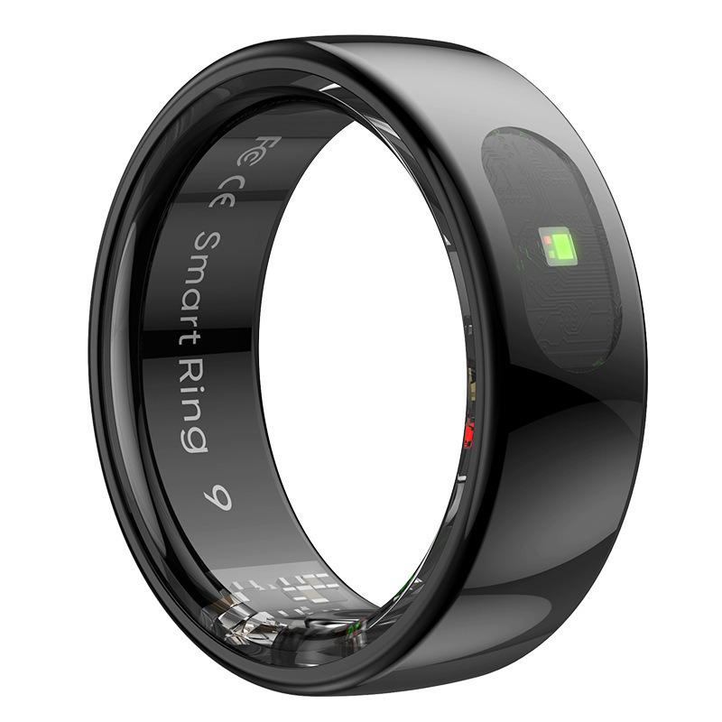 QRING R08 Smart Ring: Wodoodporny z monitorowaniem tlenu we krwi, snu, tętna, alertami o wiadomościach, sterowaniem gestami.