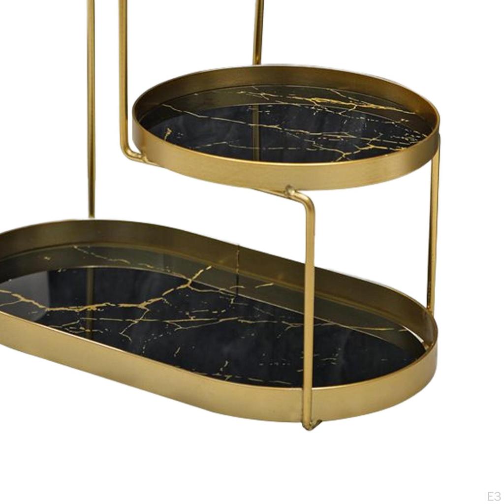 Bathroom Cosmetic Tray Trinket Table Trays Platter Countertop Organizer Vanity for Home