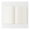 MUJI High-quality paper Notebook that opens flat Black A5 Horizontal ruled 80 sheets NAA42A8S