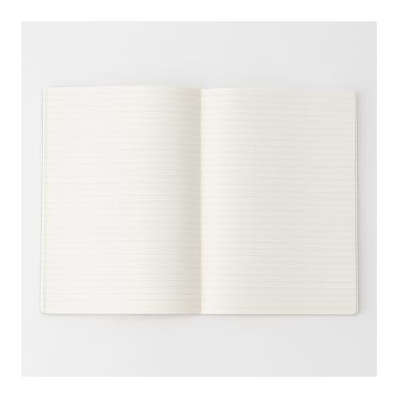 MUJI High-quality paper Notebook that opens flat Black A5 Horizontal ruled 80 sheets NAA42A8S