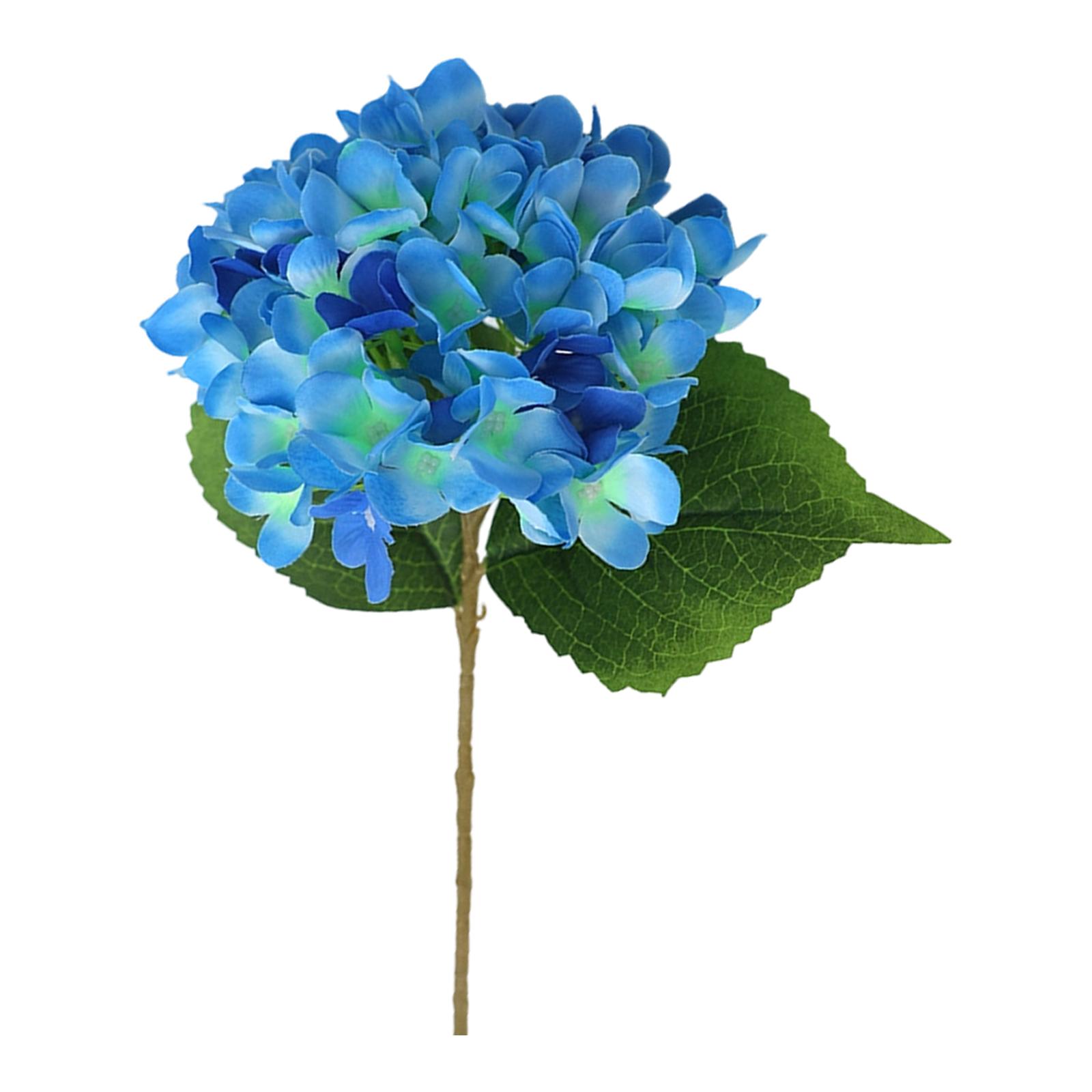 Single Artificial Hydrangea Flower - Elegant Home Living Room Decoration And Wedding Bouquet One Size