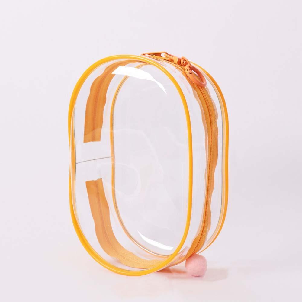 

Брелок Сумка Прозора Зовнішня Сумка для Ляльки Прозора Labubu Time Doll Сумка для Виходу Подарунки для Дівчат Empty bag Orange