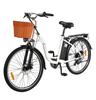 DYU-C6 36V 250W Aluminum Alloy Electric Bike, 26 Inch Two-Seater Commuter E-Bike with Removable Lithium Battery for Urban Travel