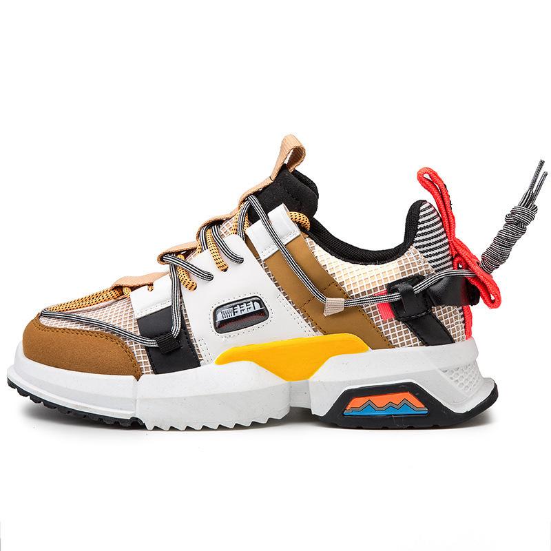 Fashion Men's Casual Sneakers Spring Autumn Sneakers Breathable Men Shoes Lace Up Comrfortable Platform Shoes Men's Vulcanized Shoesff5