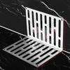 Corner Drain for Wall Installation Stainless Steel L Shaped Sink