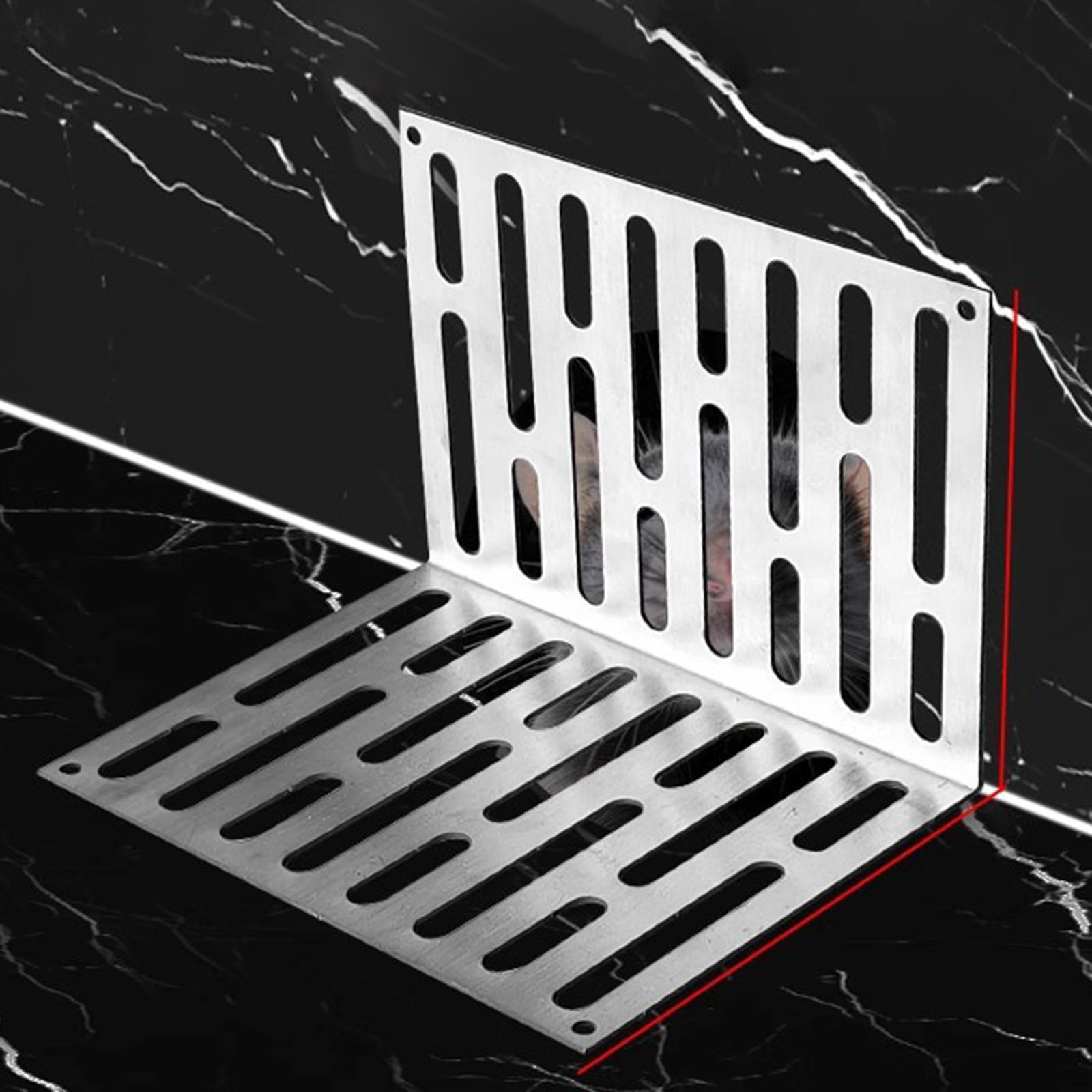 

Угловой слив для настенной установки L-образная раковина из нержавеющей стали 7.5cmx6.6cmx6.6cm