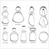 18-Piece Polymer Clay Cutters Set for Homemade Baking Delicious Cookie Biscuits