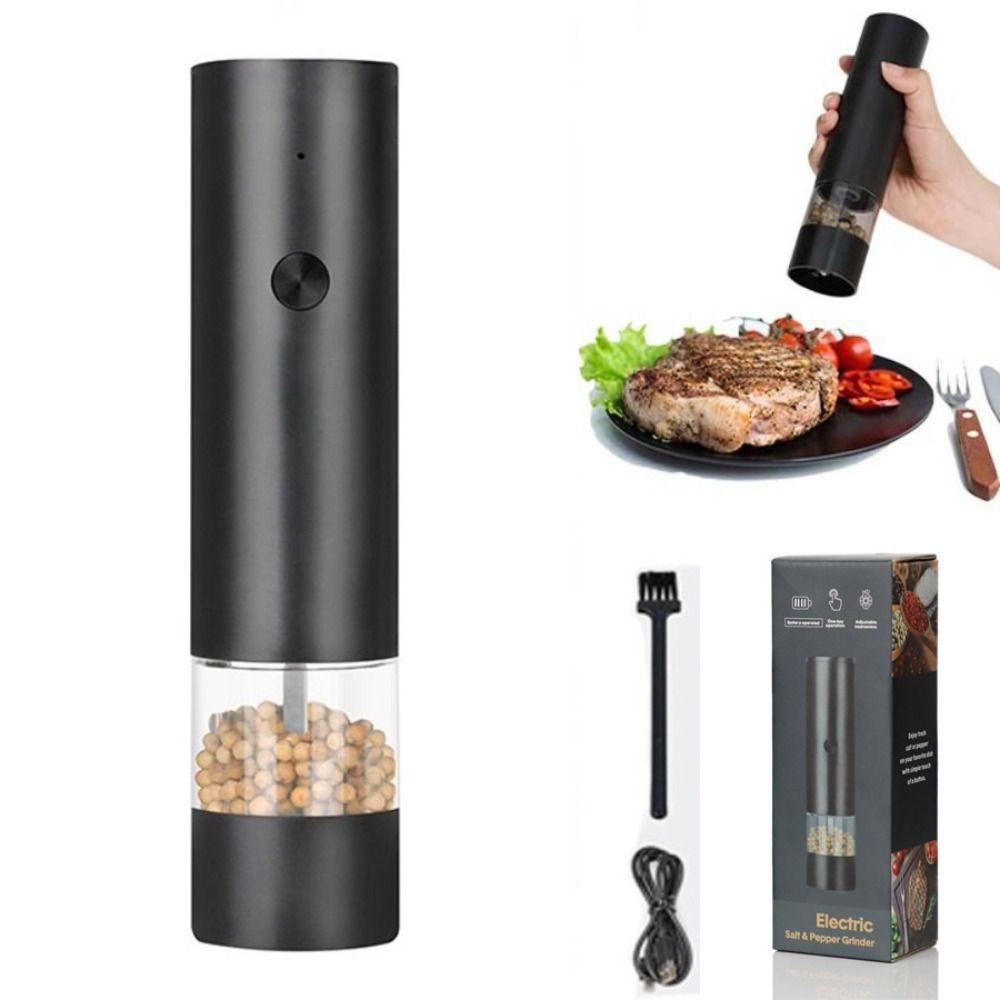 Adjustable Coarseness Auto Spices Grinders Electric Cooking Tool Salt and Pepper Grinder  Kitchen