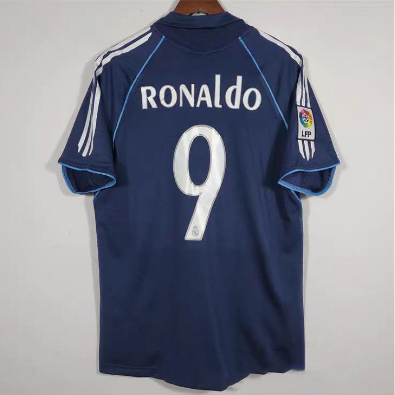 Vintage Trikot Fußballtrikot Trainings trikot Klassischer Sternendruck Verein AC Barcelona C Romesi Trikot