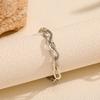 Best-selling stainless steel bracelet hollow-plated 18K gold non-fading necklace simple and exquisite jewelry set chain