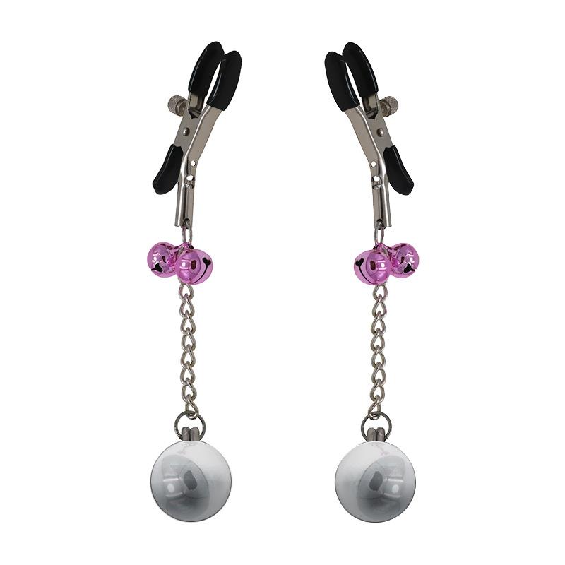 Sexy Nipple Clamp Labia Clip Combination Suit Breast Bell Pendant Adult Sex Tools Couple Passion Alternative Passion