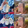 Plush Hedgehog Keychain With Keyring For Kids And Collectors