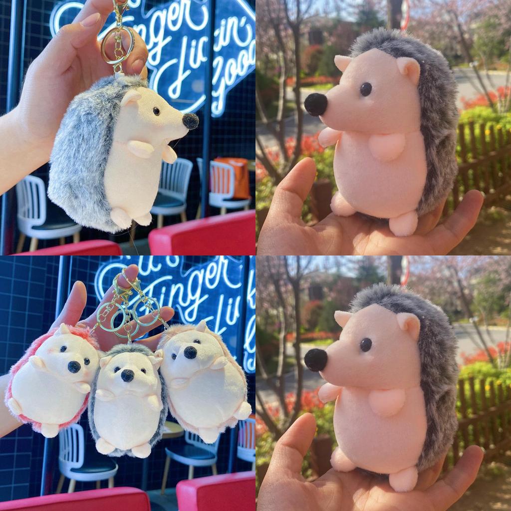 Plush Hedgehog Keychain With Keyring For Kids And Collectors