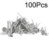 100Pcs/Pack Tea Light Wicks DIY Candle Making Candles Accessories Low Smoke Handmade Candle Making Tools Woven Cotton Core