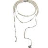 Long Pearl Necklace Women'S Light Luxury Retro High-End Neck Chain Sweater Chain Stacked Sweater Chain Accessories