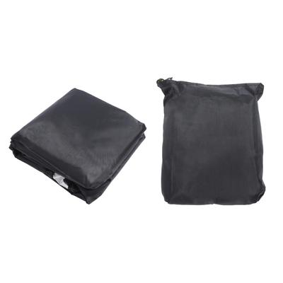 Funda Negra para Silla de Exterior Tela Oxford Impermeable Resistente al Viento, Polvo y Rayos UV Funda para Muebles con Hebilla Cordón Ajustable