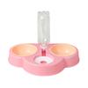 Dog Bowl Raised Cats Food Bowls with Detachable Stand 3 in 1 Pet Automatic Feeder with Water Fountain Multi Color