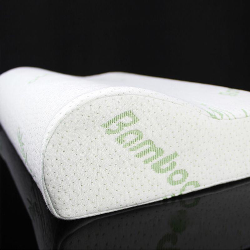 Bamboo Memory Pillow Memory Foam Sleep Contour Pillow Bamboo Neck Pillow Orthopedic Reversible