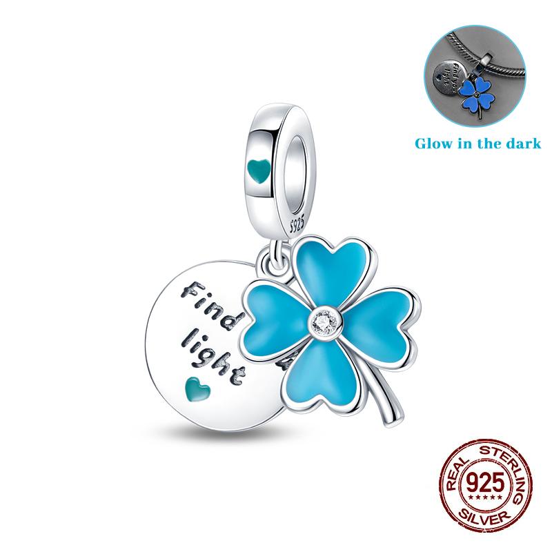 Classic Copper Beads Luminous Firefly Star Chameleon Charms Pendants Fit Original Bracelet Diy Jewelry For Woman