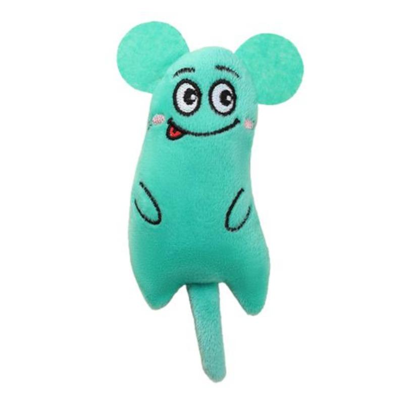 Pet Chew Toy Mouse Shape Stress Relief Comfortable Safe Puppy Squeaker Toys for Indoor